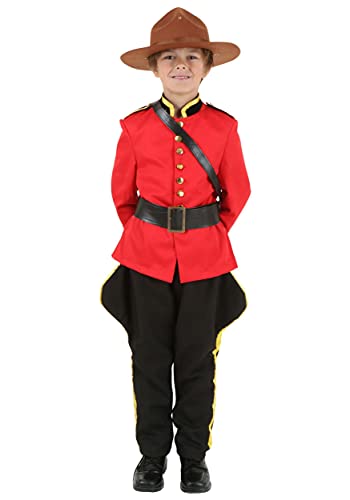 Disfraz infantil oficial de policía montada canadiense XL