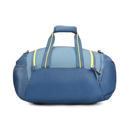 Image of Skybags Athletix Unisex Gym Duffle Bag | 28L Travel Duffel for Men & Women | Lightweight Sports & Fitness Bag with Shoulder Strap (Blue)