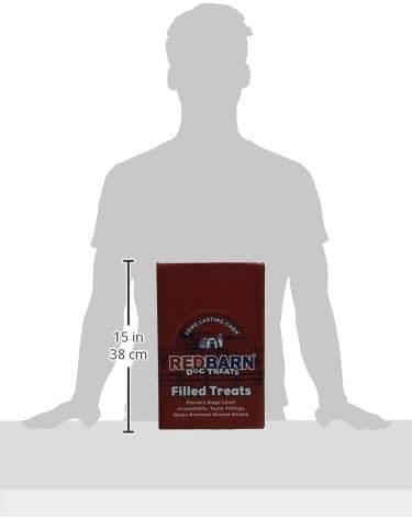 Miniatura 3 de Redbarn - Huesos rellenos para perros de 3 a 6 pulgadas (mantequilla de cacahuete, queso y tocino, carne de res), golosinas dentales naturales de