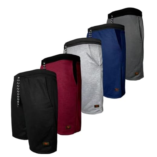 Kit 5 Bermuda Moletom Masculina Original 100% Algodão (M)