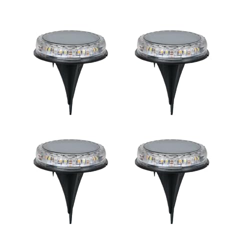 Lampes solaires pour pelouse et cour au design tambour chaleureux