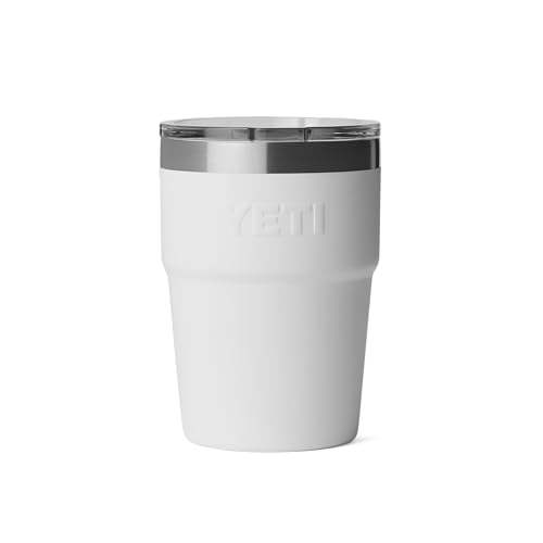 Image of YETI Rambler 16 oz Stackable Tumbler, Vacuum Insulated, Stainless Steel with MagSlider Lid | Stackable