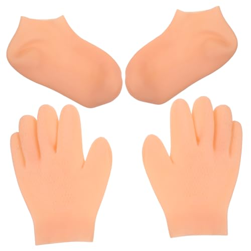 BELLIFFY Uv Blocking Gloves Moisturizing Socks for Women Comfortable Nighttime Dry