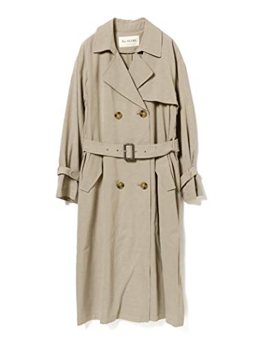 [レイビームス] コート ビッグ トレンチ コート レディース グレー