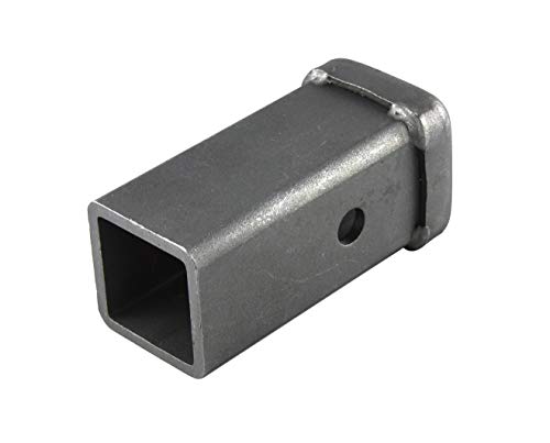 Image of TOPTOW 64453 Trailer Hitch Receiver Tube 2-inch X 6-inch Length Combo Bar, Weld on Raw Steel