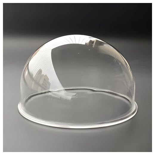 UQISOVI 5.8 Inch 147mm Diamater, 90mm High, Acrylic Replacement Transparent Clear Camera Dome Cover Security Camera Housing, Plexiglass Camera Protective Lens Cap, Pet Nest Hammock Skylight Window