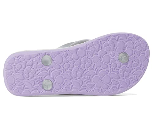 Roxy Girl's Tahiti VII (Little Kid/Big Kid) White/Purple 11 Little Kid M3
