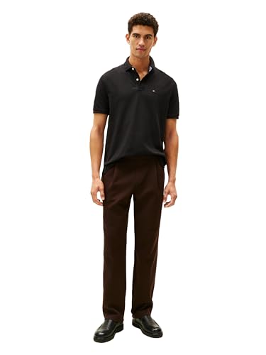 Image of Tommy Hilfiger Men's Short Sleeve Cotton Pique Polo Shirt in Classic Fit