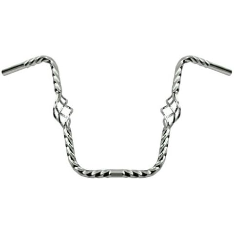 Lowrider Cage Twisted Handlebar 16" 25.4mm Chrome Cover
