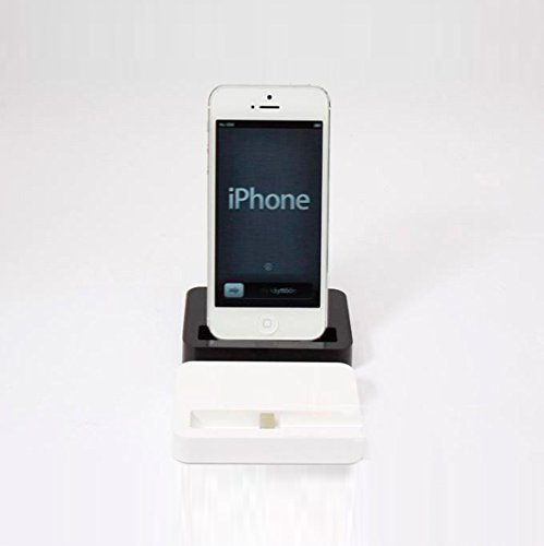 White Desktop Desk Charger Dock Cradle Base Charging Station for iPhone 5/5S/5C
