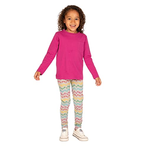 Image of Mightly Boys and Girls' Long Sleeve Raglan Shirt | Organic Cotton, Colorful Casual Stylish Clothes, Soft&Fresh Crew Neck Tee