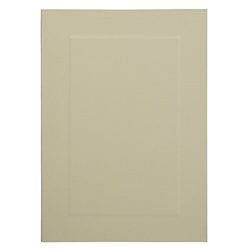 JAM PAPER Blank Foldover Cards - 3 1/2 x 4 7/8 (Fits in 4bar A1 Envelopes) - Ivory Panel - 25/Pack