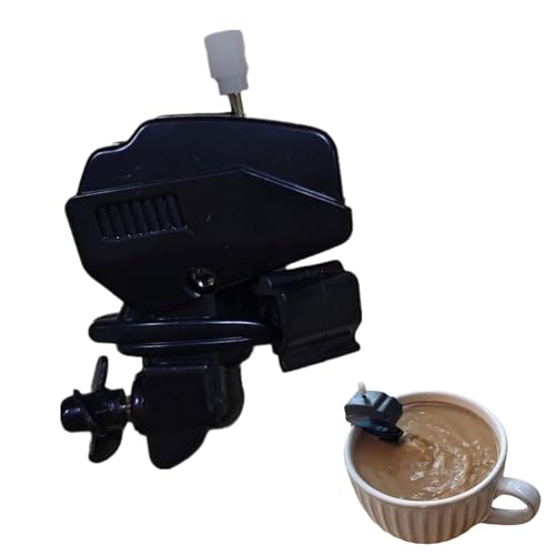 Bootsmotor-Kaffeerührer – Lustiger Getränkemixer, Propellerdesign, Aus Metall & ABS