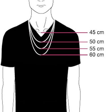 Collana catena rolo' mm 2 in argento 925 rodiato cm 70