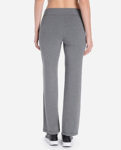 Image of Danskin Women's Sleek Fit Yoga Pant, Charcoal, 2X