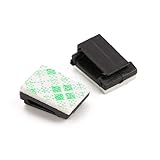 Self-adhesive, easy to use. Bianchi 100pcs/lot Adhesive Car Cable Clips Flat Cable Winder Wire Tie Fixer Holder