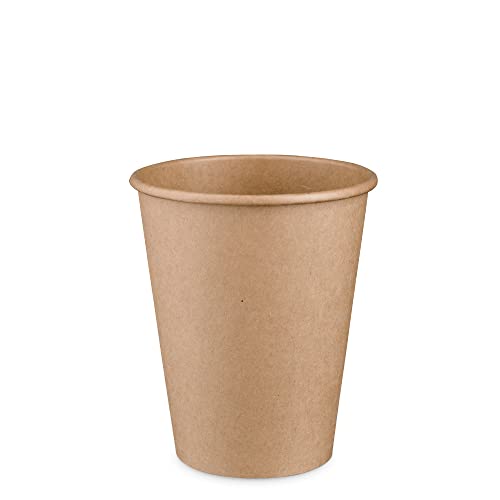 image for GUSTO [12 oz. - 100 Count Kraft Disposable Paper Cups, Hot Coffee Cups