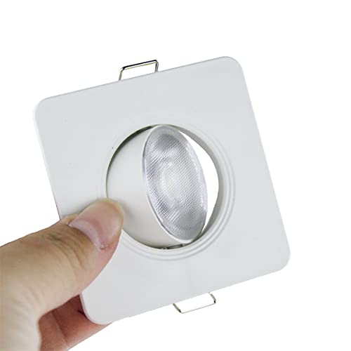 Kit 5 Luminaria Foxlux Spot Led 3W 6500K Bivolt (Quadrado)