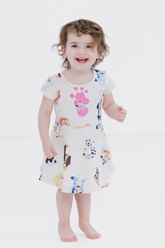 Bluey Character Print Girls Dress Infants to Big Kids2