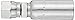 EATON Weatherhead Coll-O-Crimp 04U-605 Female Rigid Fitting, SAE 37 Degree, Low Carbon Steel, 1/4