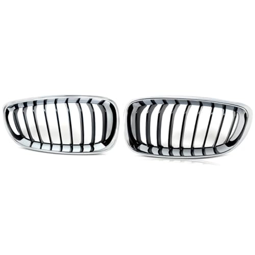 Calandre avant pour réparer grilles cassées de BMW F34 Série 3 GT finition noire chromée