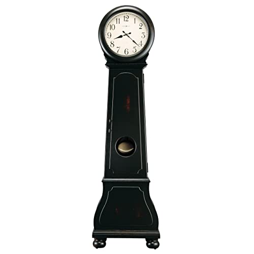 Howard Miller Graham Floor Clock 547-103 – Worn Black With Quartz & Dual-Chime Movement #TOP2