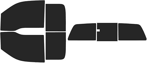 Miniatura 4 de The Tint Effect Kit de tintado de ventana precortado compatible con Ford F-150 SuperCab Extended Cab Truck (2009-2014) (Incluye visera delantera