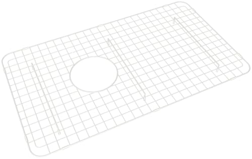 Rohl WSG6307BS 26-1/4-Inch by 15-1/4-Inch Wire Sink Grid for 6307 Kitchen Sinks in Biscuit Abcite Vinyl