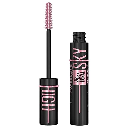 Maybelline New York Mascara Lash Sensational Sky High Cosmic Black, Per Ciglia Lunghe e Voluminose Ancora più Nere, 7,2 ml