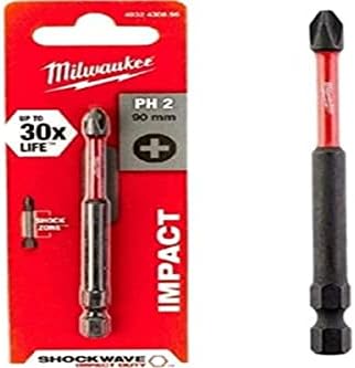 Milwaukee 4932430867 Screwdriver Bit Shockwave Gen II PZ2 90 mm