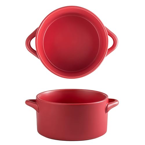 Tazza da zuppa con manici, tazze da brodo, grande ciotola per zuppa di cipolle, adatta al forno per colazione, latte, dessert, farina d'avena
