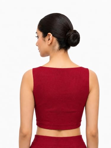 Image of Thevasa Women's Divine Depth Sleeveless Blouse