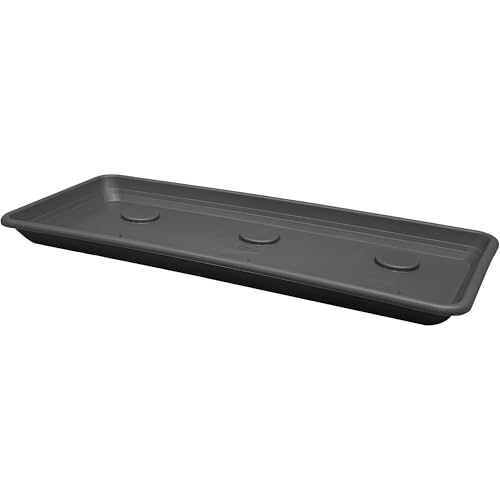 SOTTOFIORIERA RETTANGOLARE ANTHEA 100CM ANTRACITE VECA SOTTOVASO