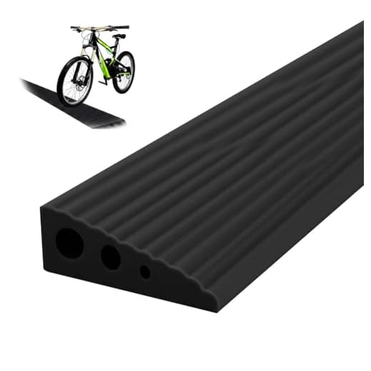 OSDUE Door Threshold Ramp, 90 x 6 x 2 cm, Threshold Ramp, Robot Vacuum Cleaner, Wheelchair Ramp, Non-Slip Surface, Rubber Ramp, Threshold Ramp for Door Openings, Curbs, Steps, Scooter (Black)
