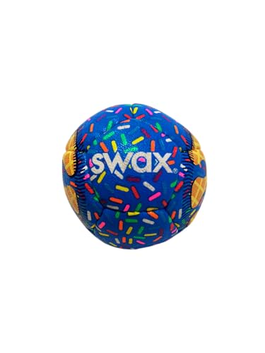 Swax Training Baseball 2Pack Blue Sprinkle Design SoftImpact LimitedFlight Training Balls Regulation Size & Weight