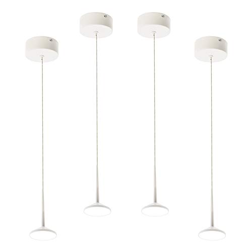 Best Cyber Monday 🔥 Vidalite Modern 5W Mini LED Pendant Adjustable Light, 3000K Single Bulb for Kitchen Island Living Room and Home, 450 Lumens, 4-Pack, White, 4 Big Sale Vidalite Modern 5W Mini LED Pendant Adjustable Light, 3000K Single Bulb for Kitchen Island Living Room and Home, 450 Lumens, 4-Pack, White, 4