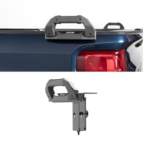 SHEAM Heavy Duty Pickup Truck Bed Handle Compatible with 2015-2024 Chevy Silverado & GMC Sierra, Tailgate Assist and Cargo Tie Downs, Tailgate Handle Accessories, 1pcs for Driver Side