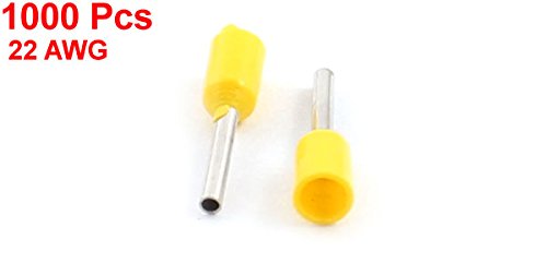 1000 Stück Isolierte Kabelschuhe E1508 – Passend Für 16 AWG Kabel (1,5 Mm²), Schwarz