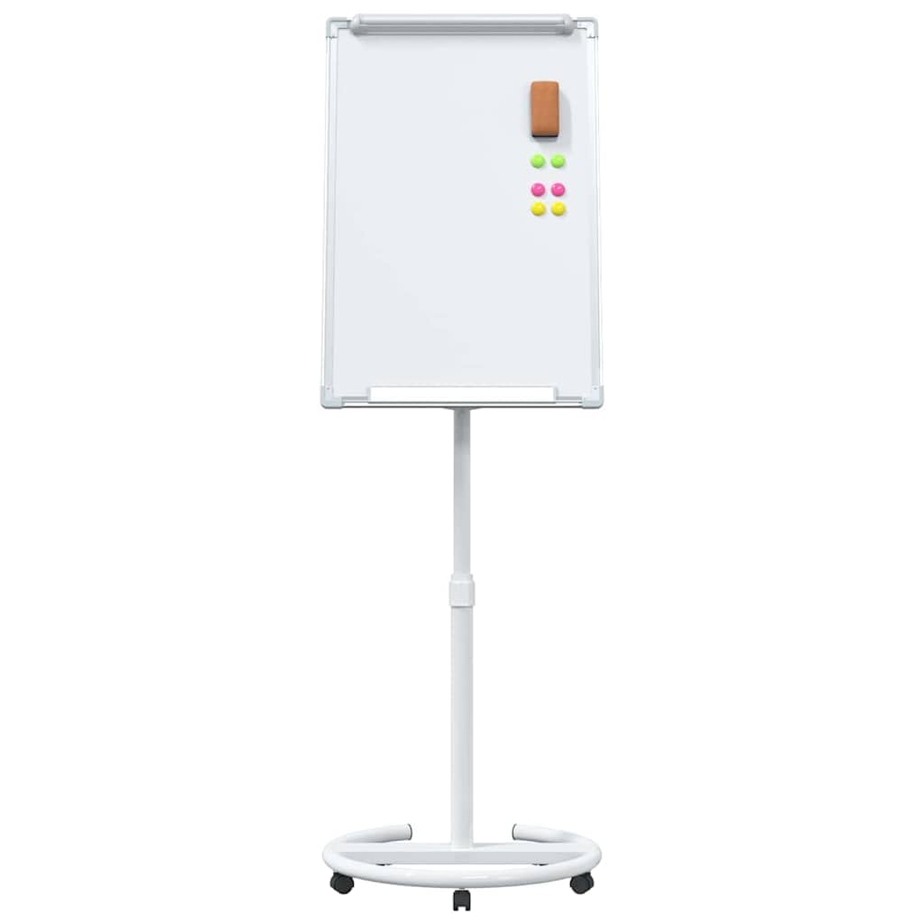 Generisch Magnetisches Whiteboard Grau und Weiß 62 x 62,5 x 197 cm EPS,Andere,Bürobedarf,Präsentationsbedarf,Ausstellungstafeln-42019278