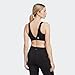 Adidas Womens Yoga Essentials Studio Light Support Nursing Bra Black XX-Large C