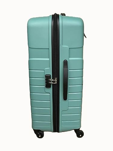Image of American Tourister Polycarbonate (PC) Kamiliant Luggage Trolley Bag Set Of 3 (Cabin, Medium, Large) | 4 Spinner Wheel Hard Stylish Trolley Bags (Grey), 55, 68,79Cm, Green