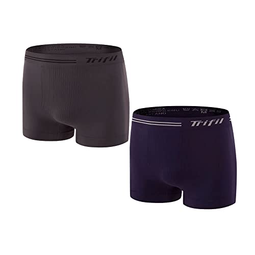 Trifil Ce0277, Kit 2 Cuecas Masculino, Cinza/Marinho, G