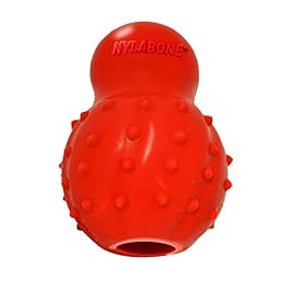 Nylabone Strong Chew Rubber Stuffable Cone Treat Toy, Bacon Flavor, Small