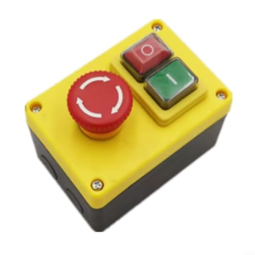 Sileduove Elektromagnetischer Schalter, Maschinenschalter, Wasserdichter Druckknopf Schalter, Nullspannungsschalter, Schalter Elektromagnetischer Taster-Schalter Werkstatt-Maschinen