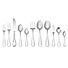 Mikasa Bravo 101-Piece 18/10 Stainless Steel Flatware Set, Service For 12