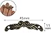 dophee 10Pcs Antique Brass Decorative Pull Handle for Mini Jewelry Box Drawer Cabinet Chest Decoration Arch Shape 1.77