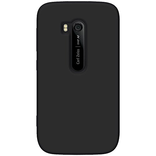 Amzer AMZ95622 Soft Silicone Jelly Skin Fit Case Cover for Nokia Lumia 822 - 1 Pack - Skin - Retail Packaging - Black