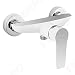 Produktbild Weiße Duscharmatur Wandmischer Badarmatur Wandarmatur für Dusche - Weiß / Chrom - Serie: Ferro Adore BDR7