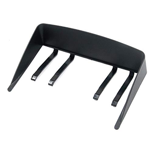 Semetall GPS Sun Shade Cover Universal Flexible GPS Sun Shade Cover for 7 Inch Car Navigation Accessories Car Navigation Visor Extender (Black)