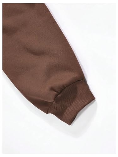 SOLY HUX Hoodies for Men Letter Graphic Sweatshirt Drawstring Long Sleeve Casual Pullover Tops4